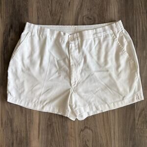 Vintage McGregor Cotton Beach Shorts Men's Size 34 White 1970s 3" Inseam